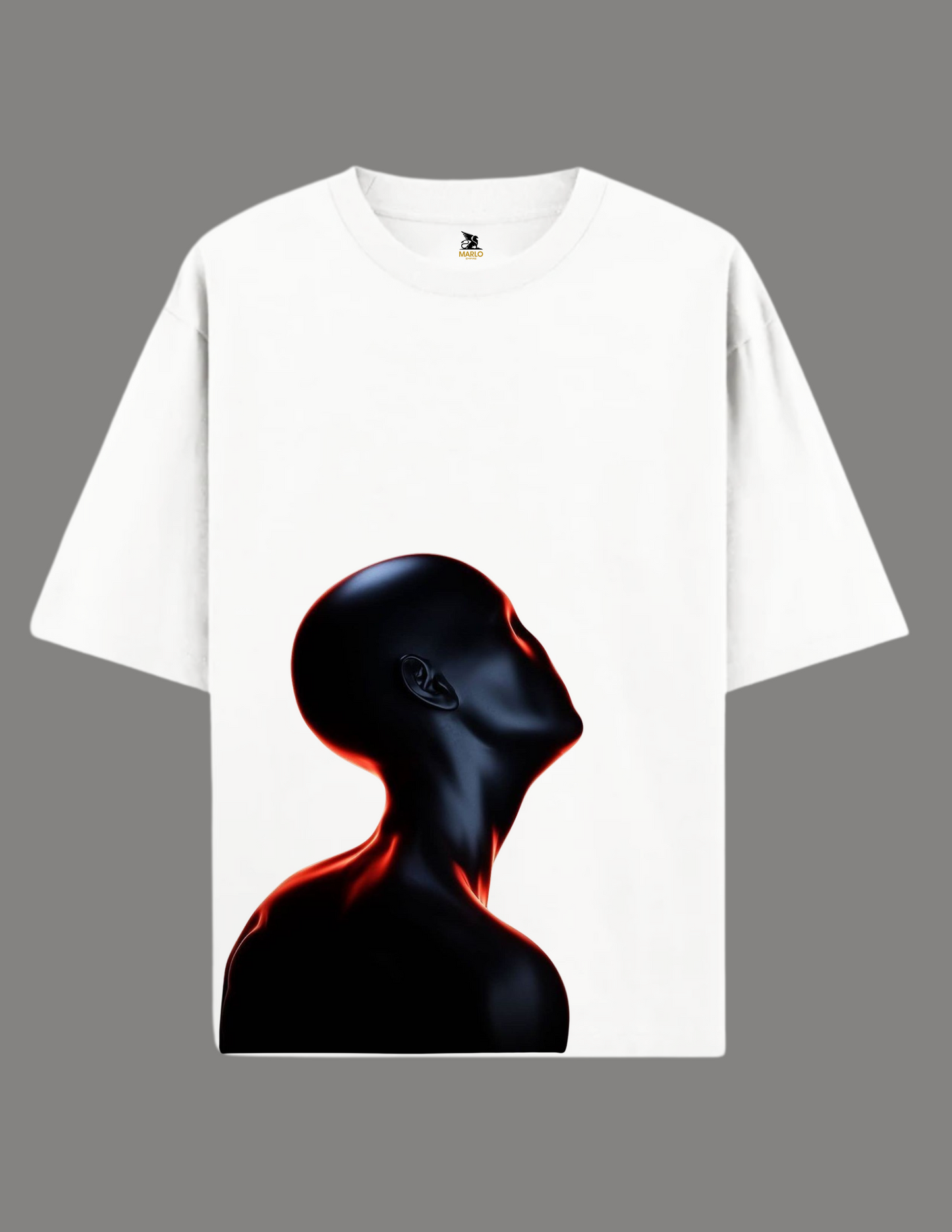 REMERA T-Shirt Printed Oversize Unisex WHITE