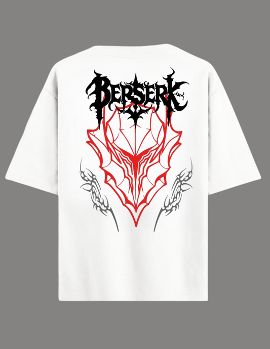BRSBREK M  Anime Oversized T-Shirt WHITE
