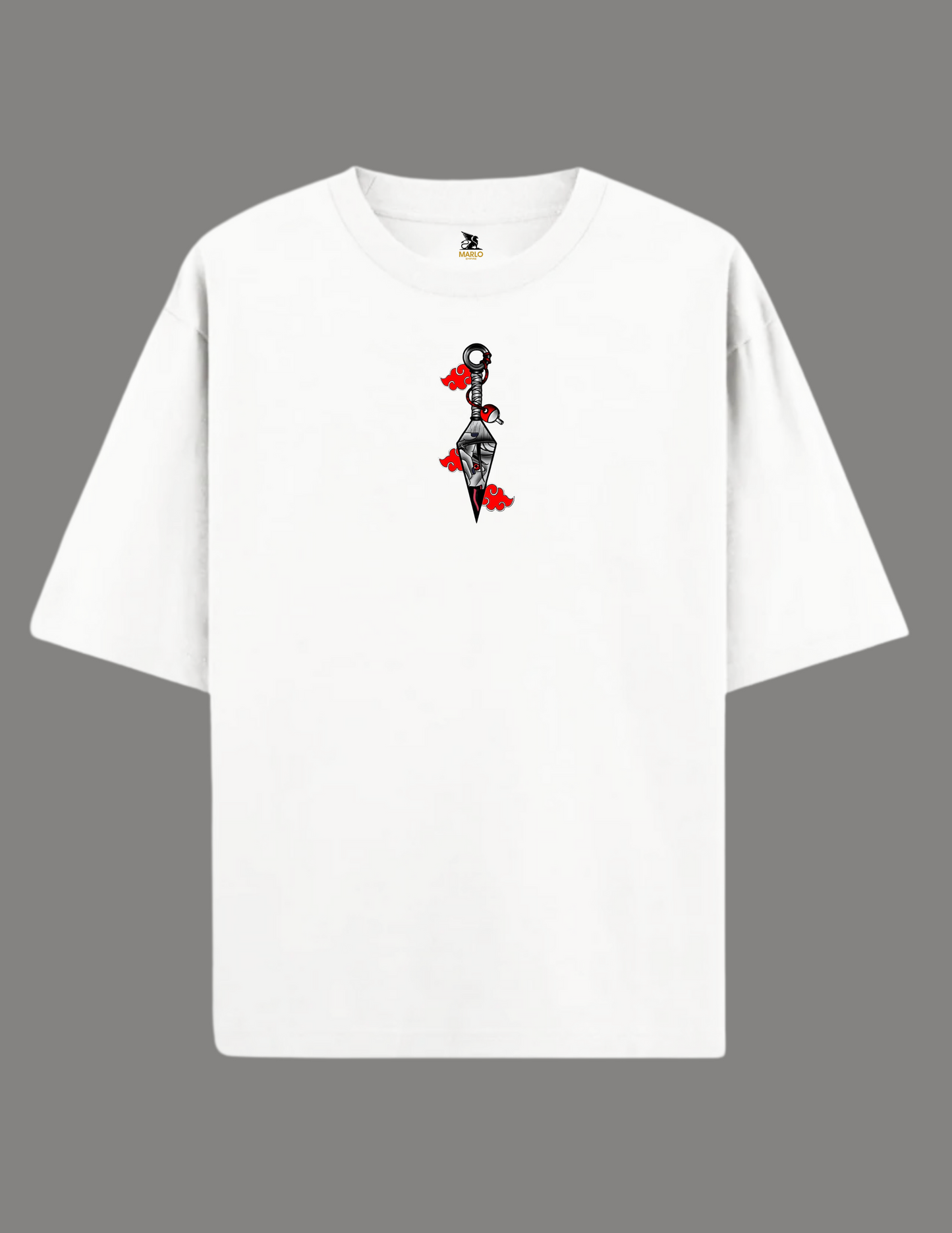 ITACHI Anime Oversized T-Shirt WHITE