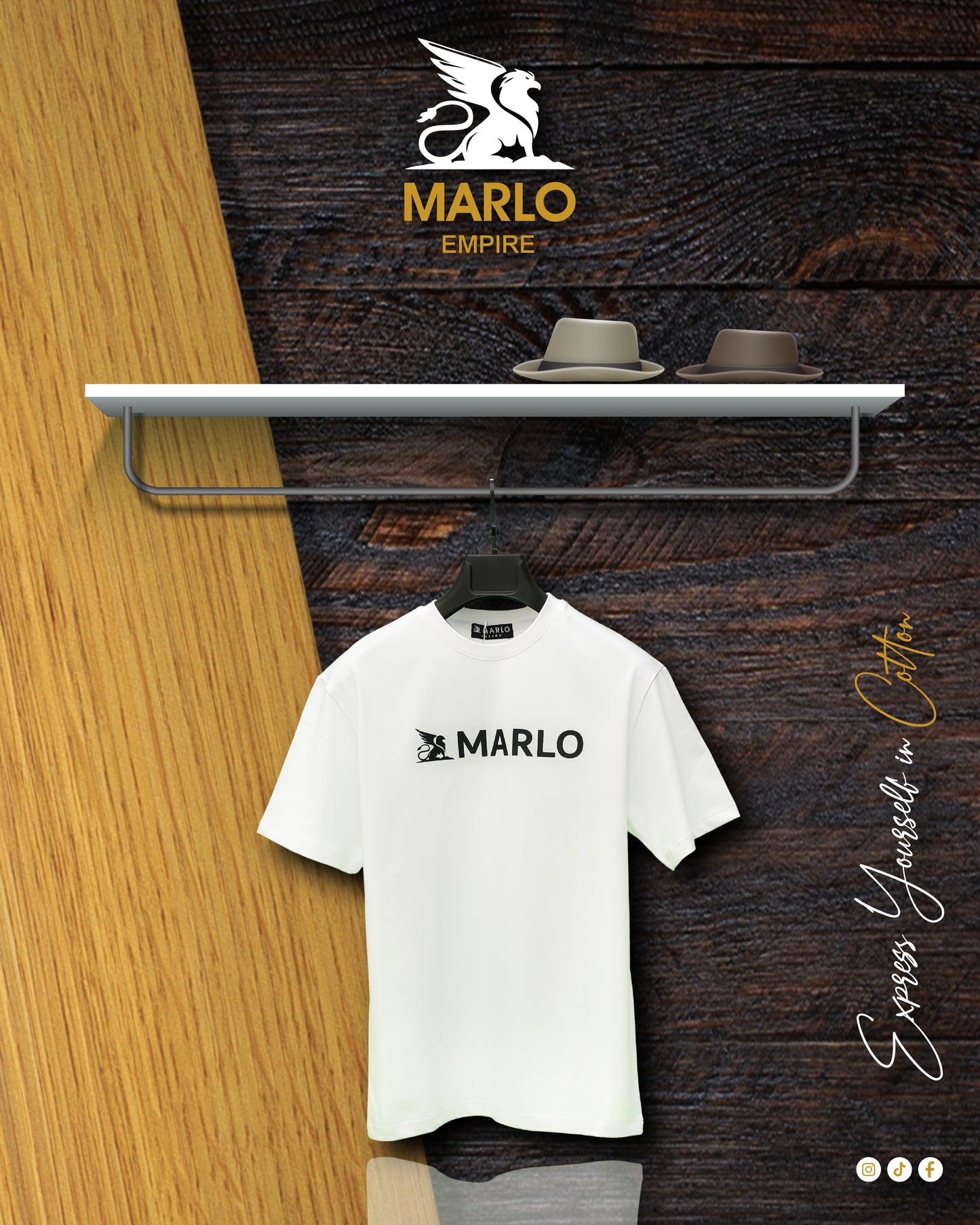 MARLO GRIFFIN T-shirt WHITE