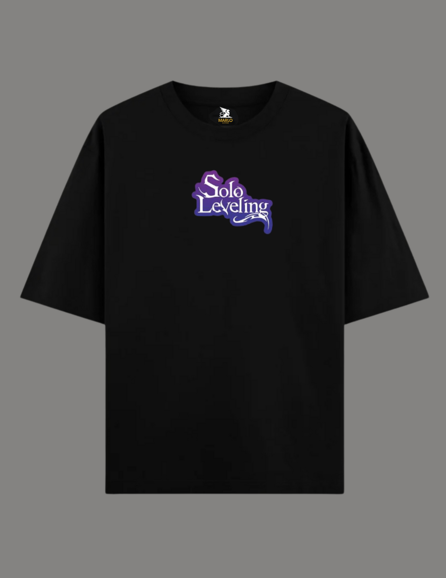 SOLO LEVELING Anime Oversized T-Shirt BLACK