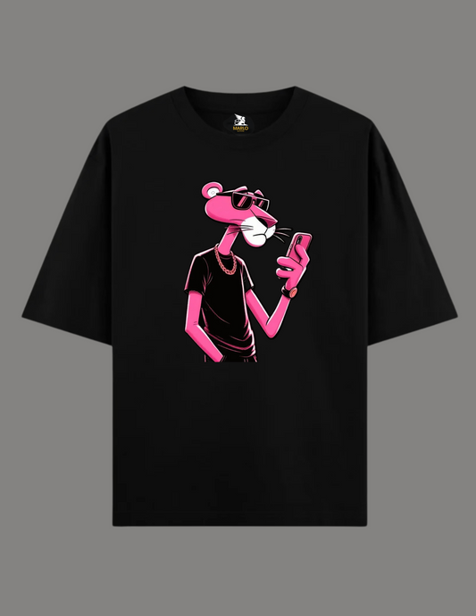 MAGORS Panther T-Shirt Printed Oversize Unisex BLACK