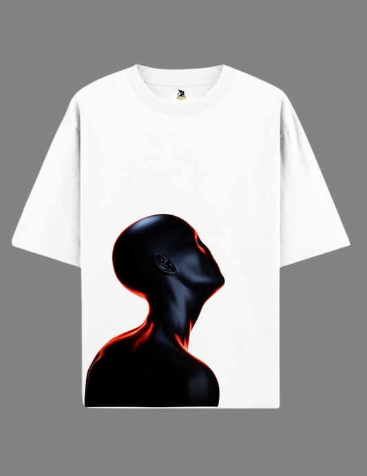 REMERA T-Shirt Printed Oversize Unisex WHITE