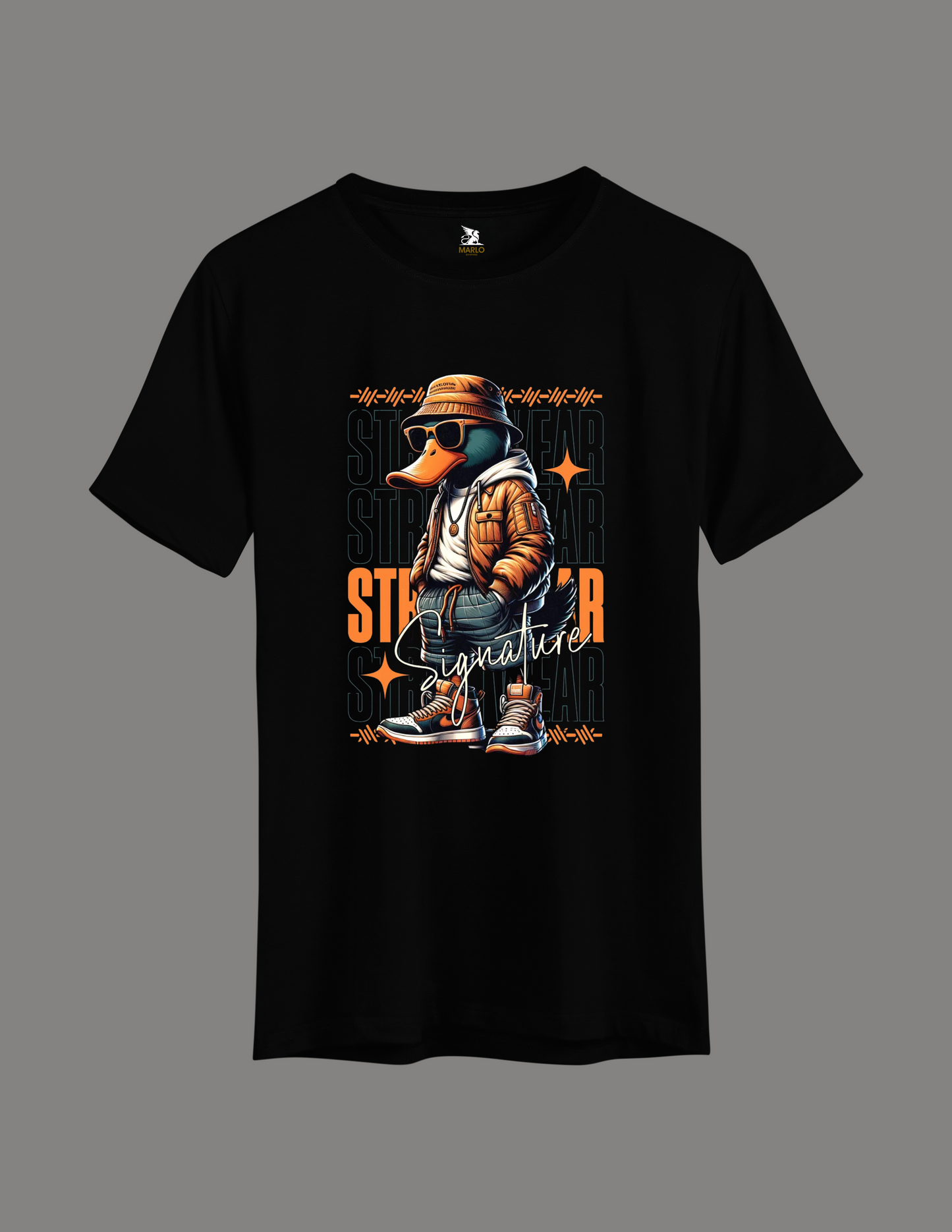 COOL CARTOON TI-SHIRT - BLACK