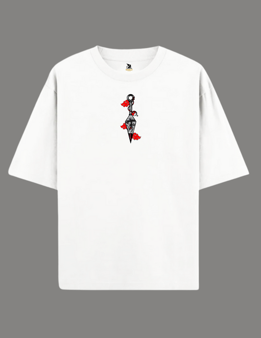 ITACHI Anime Oversized T-Shirt WHITE