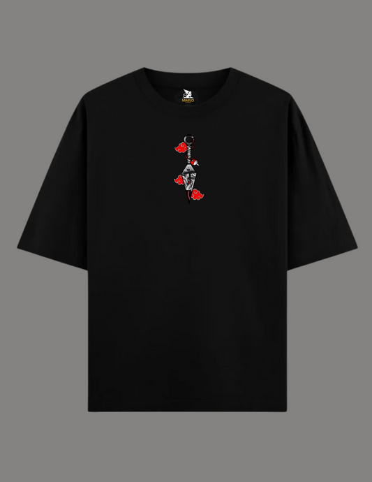 ITACHI Anime Oversized T-Shirt BLACK
